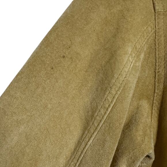 Chico’s Light Brown Suede Blazer Size 1/M - Picture 7 of 8